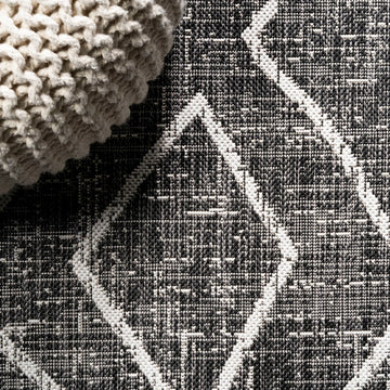 Carwa Tribal Diamond Trellis Indoor/outdoor Area Rug